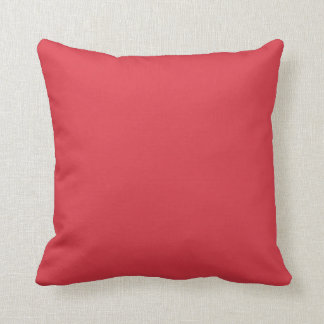 Almohada sólida del rojo de la amapola