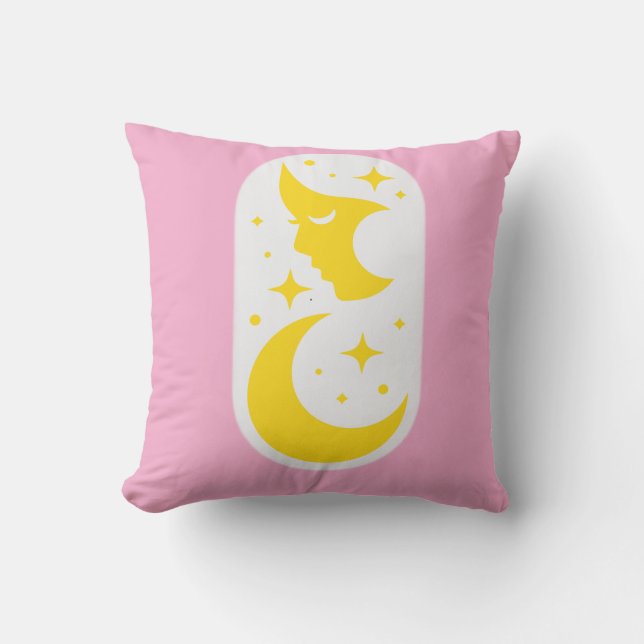 Almohada Soñadora de Noche de Luna (Anverso)