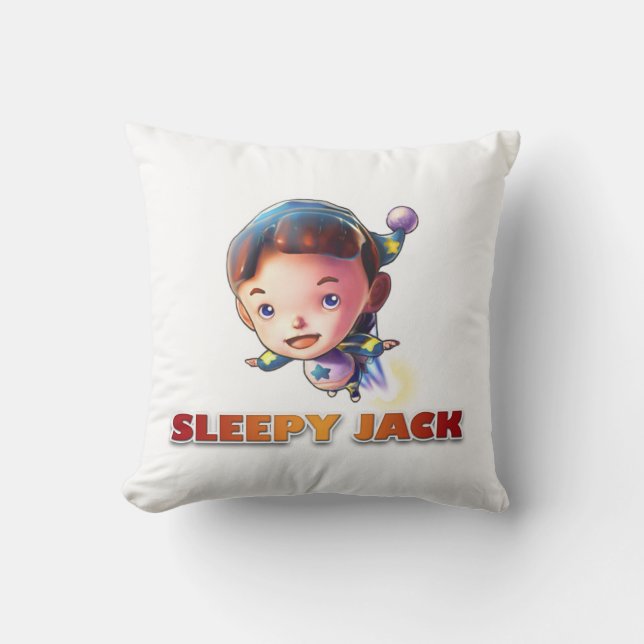 Almohada soñolienta de Jack del vintage (Anverso)