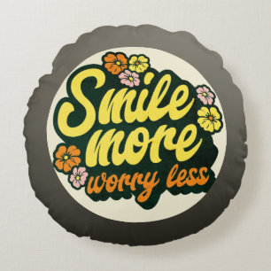 Almohada Sonríe Preocúpate Menos