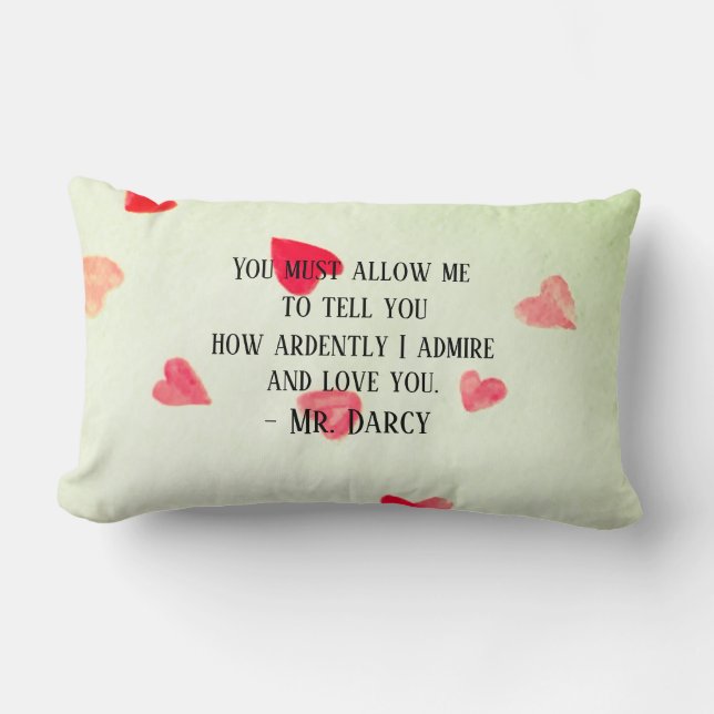Almohada Sr. Darcy (Anverso)