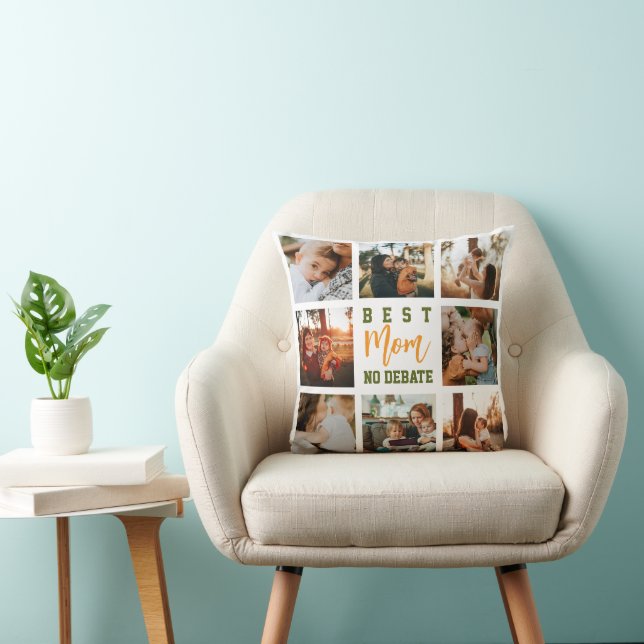Almohada Suave Collage Lindo y Moderno para la Mej (Silla)