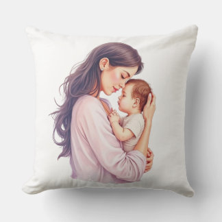 Almohada Suave de Amor para Mamá y Bebé – Decoraci