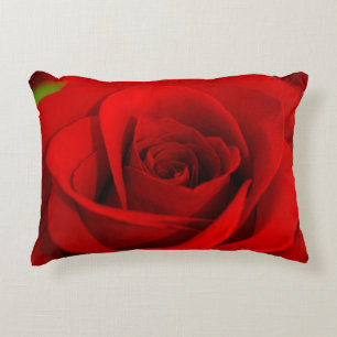 Almohada suave del rosa rojo