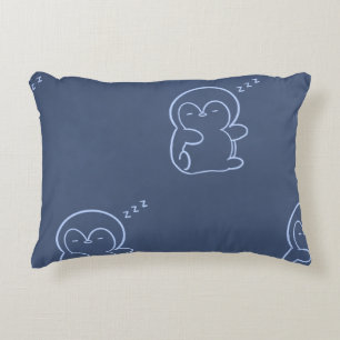 Almohada Suave Noche Pingüino   Diseño de Sueño Tr