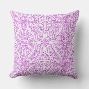 Almohada suave rosa sueño patrón Mandala