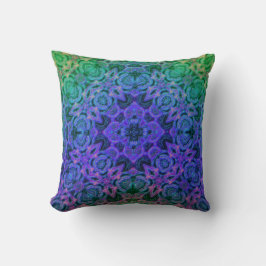 Almohada subacuática de la mandala del jardín de