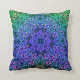 Almohada subacuática de la mandala del jardín de