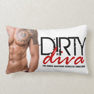 Almohada sucia del Lumbar de la diva
