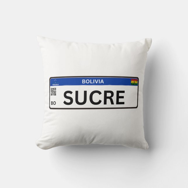 Almohada Sucre Mercosur (Anverso)