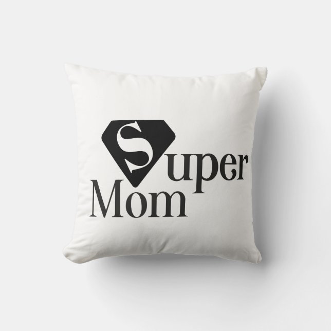 Almohada Super Mamá (Anverso)