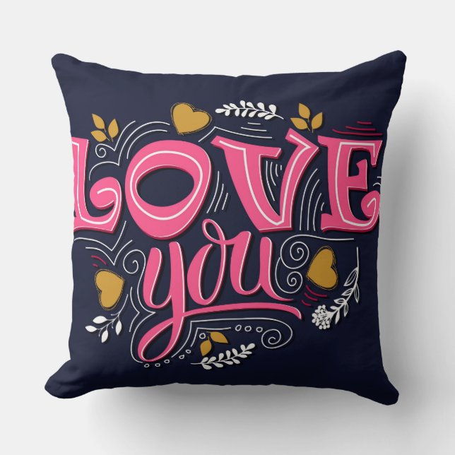 Almohada Te Amo (Anverso)
