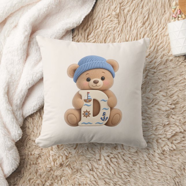 Almohada Teddy Bear Initial D para habitación de n (Manta)