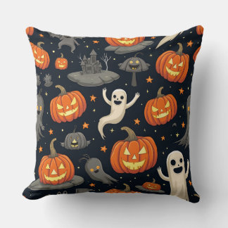 almohada temática de Halloween.