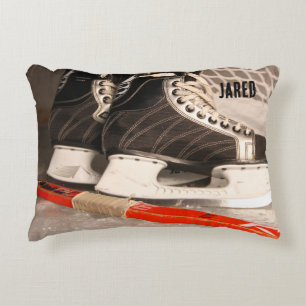 Almohada temática de hockey sobre hielo para habit