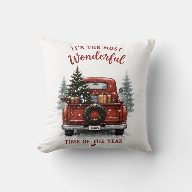 almohada temática de Navidad (Anverso)