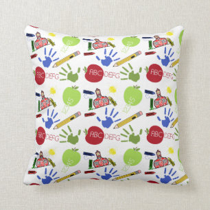 Almohada temática del profesor de la escuela