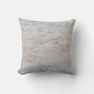 Almohada texturada de mármol blanco