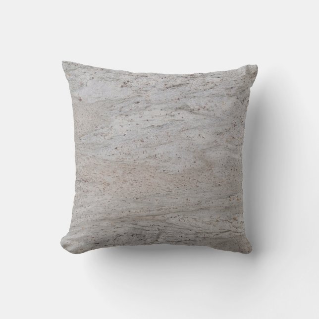 Almohada texturada de mármol blanco (Anverso)