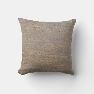 Almohada texturada de mármol negro sólido