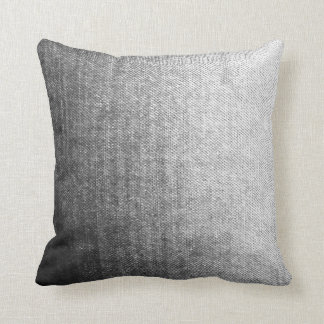 Almohada texturizada gris de Ombre