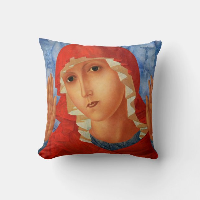 Almohada Theotokos (Anverso)