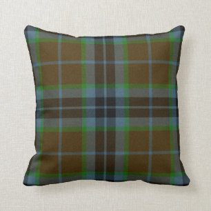 Almohada tradicional de la tela escocesa de tartá