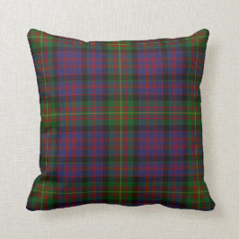 Almohada tradicional de la tela escocesa de tartán