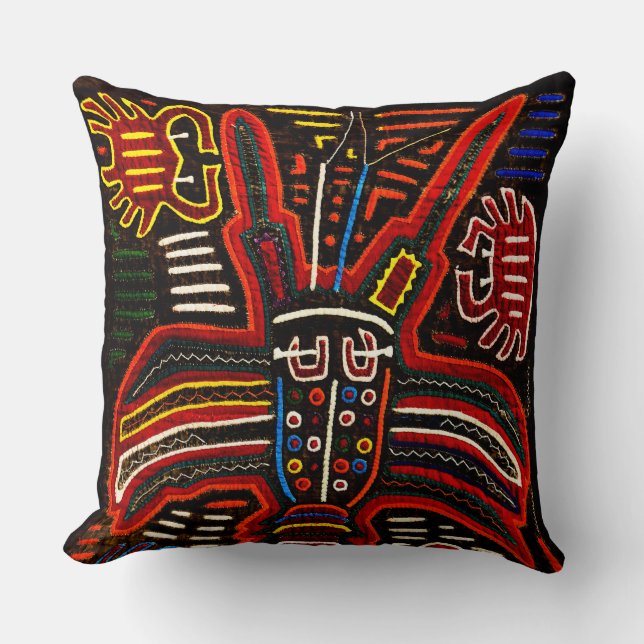 Almohada tradicional del arte del Mola (Anverso)