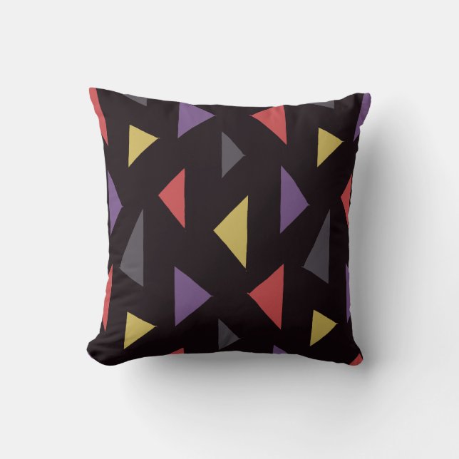 Almohada triangular multicolor (Anverso)