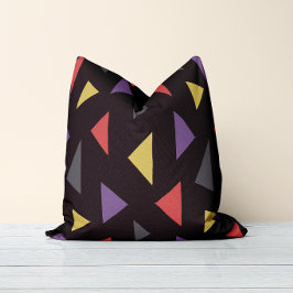 Almohada triangular multicolor