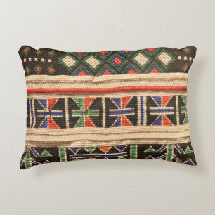 Almohada tribal africana del acento de Boho