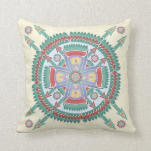 Almohada tribal de encargo del adorno