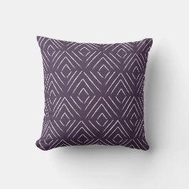 Almohada tribal del modelo del diamante -