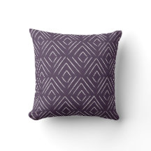 Almohada tribal del modelo del diamante -