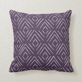 Almohada tribal del modelo del diamante -