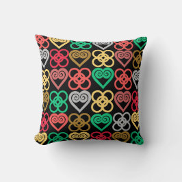 Almohada tribal del símbolo de Adinkra