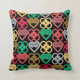 Almohada tribal del símbolo de Adinkra