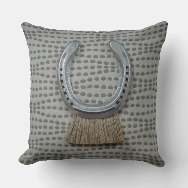 Almohada tribal del zapato del caballo (Anverso)