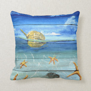Almohada tropical 16" de StarfishThrow x 16"