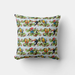 Almohada Tropical (Azul Claro)