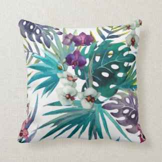 almohada tropical (blanco)