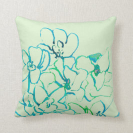 Almohada tropical de la orquídea de la isla -