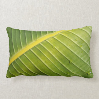 Almohada tropical gigante de la hoja