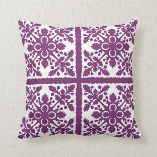 Almohada Tropical Morada Hawaiana 20"x20"