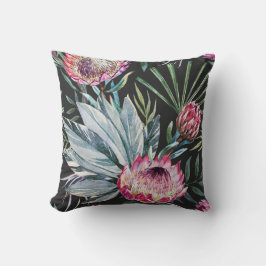 Almohada tropical (negro)