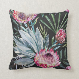 Almohada tropical (negro)