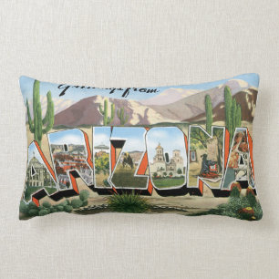 Almohada turística retra Arizona
