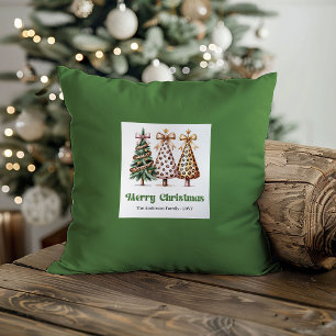 Almohada Única con Patrón de Leopardo y Nombre Per