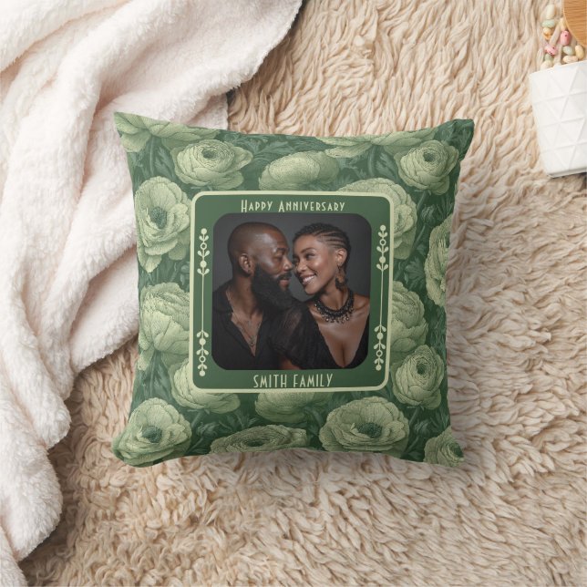 Almohada Única de 25 Aniversario de Boda  (Manta)